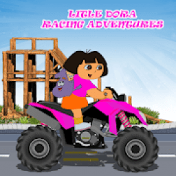 ikon Little Dora ATV Racing Adventure : dora games free