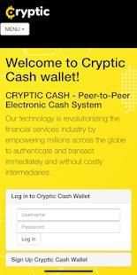 Cryptic Cash Wallet screenshot 2