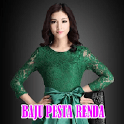Model Baju Pesta Renda Modern أيقونة