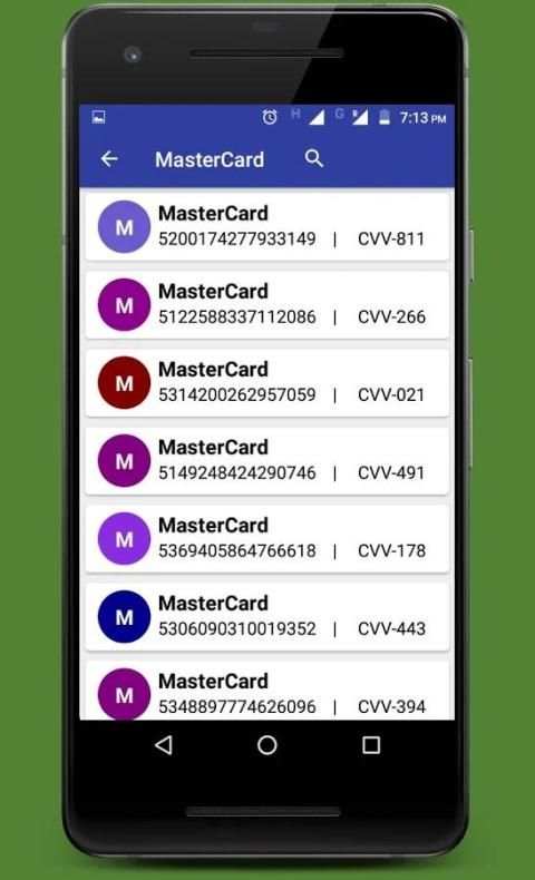 Credit Card Number Generator स्क्रीनशॉट 4