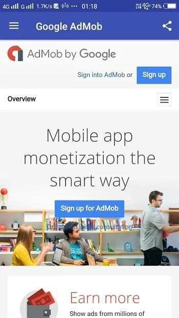 Google AdMob 5 تصوير الشاشة