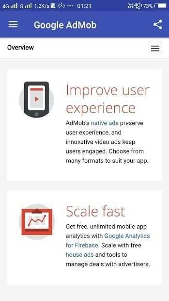 Google AdMob 3 تصوير الشاشة