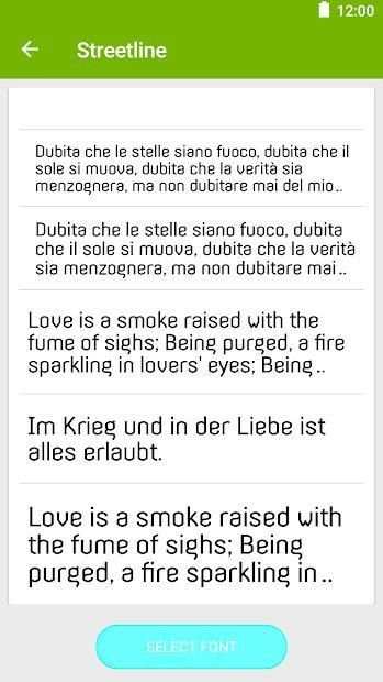 Stylish Fonts for OPPO screenshot 1
