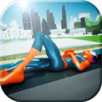 Rope Hero City Rescue Spider Adventure