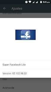 Super Facebook Lite स्क्रीनशॉट 1