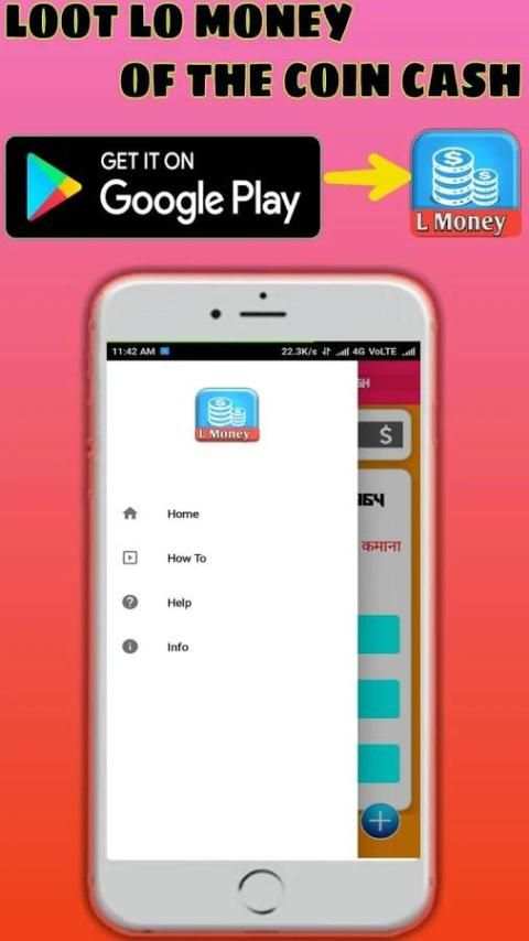 LOOT LO MONEY OF FREE COIN CASH screenshot 4