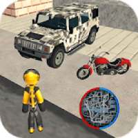 Stickman Rope Hero Vice Miami Crime Simulator