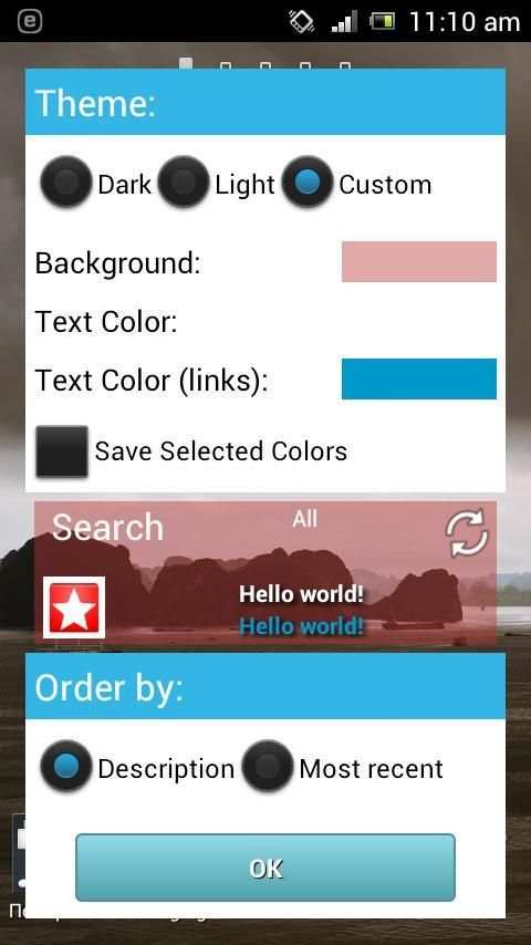 Bookmarks in a list Widget स्क्रीनशॉट 8
