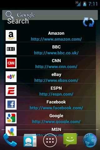 Bookmarks in a list Widget screenshot 9
