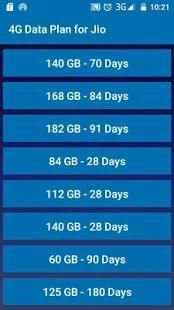 4G Data Plan for Jio स्क्रीनशॉट 13