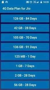 4G Data Plan for Jio स्क्रीनशॉट 15