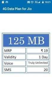 4G Data Plan for Jio स्क्रीनशॉट 7