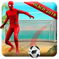 superhero sepak bola pantai: real sepak bola 2018