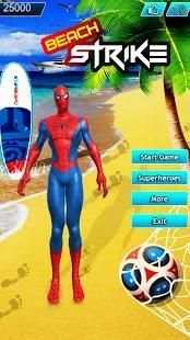 Superhero Beach Soccer : Real Football Game 2018 screenshot 3
