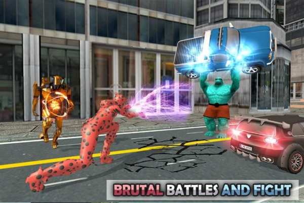 Flying Lady Bug City Crime Battle स्क्रीनशॉट 10
