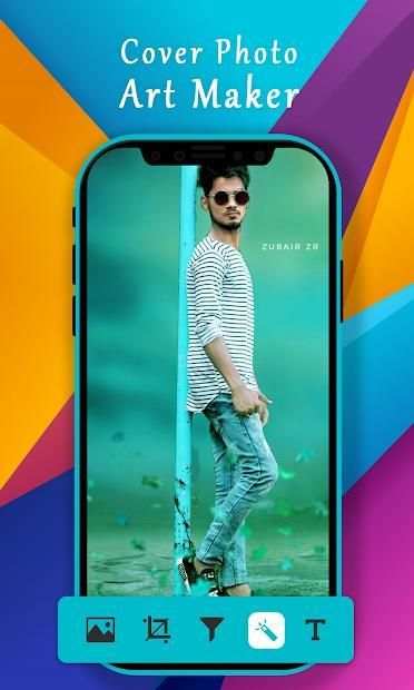 Cover Photo Art Maker : Name on Pics Editor स्क्रीनशॉट 6