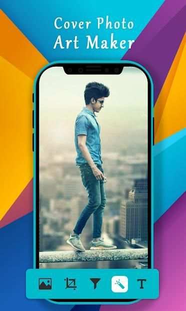 Cover Photo Art Maker : Name on Pics Editor स्क्रीनशॉट 5