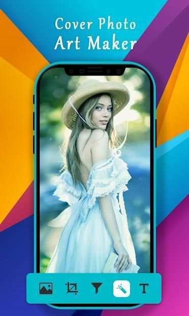 Cover Photo Art Maker : Name on Pics Editor स्क्रीनशॉट 2