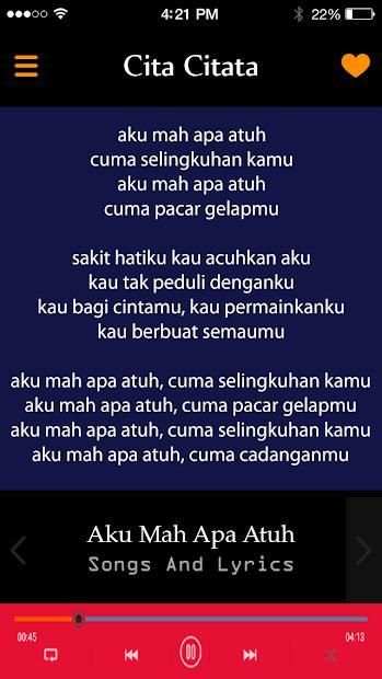 Lagu Hits Cita Citata screenshot 2