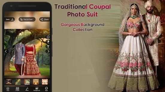Traditional Couple Photo Suit screenshot 4