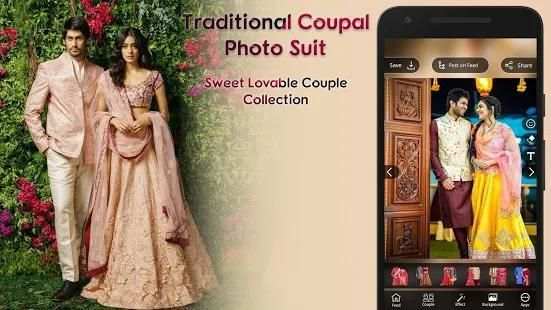 Traditional Couple Photo Suit screenshot 3