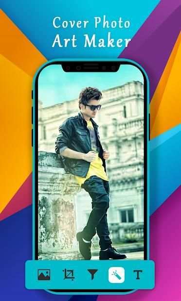 Cover Photo Art Maker : Name on Pics Editor स्क्रीनशॉट 7
