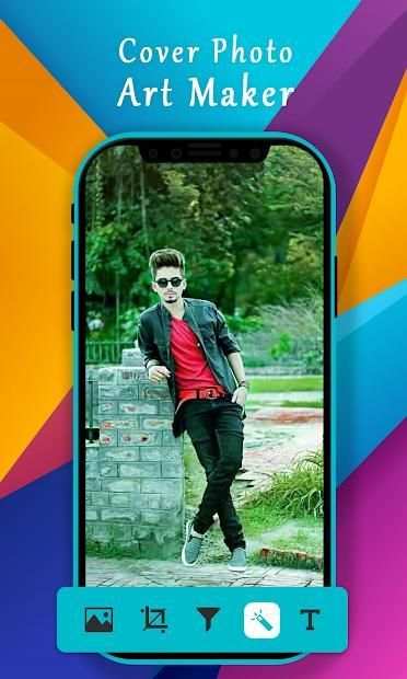 Cover Photo Art Maker : Name on Pics Editor स्क्रीनशॉट 8