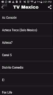 TV Mexico screenshot 2
