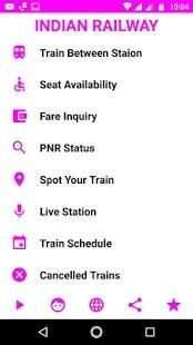 Indian Railway Train Status Info screenshot 4