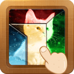 Kitty Puzzlegram - tangram jigsaw icon
