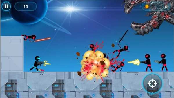 Stickman Space Sniper screenshot 3