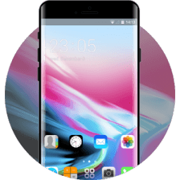 Theme for iPhone8plus Fans: ios 11 Style Pink Skin icon