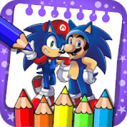 ikon coloring sonic dash hedge