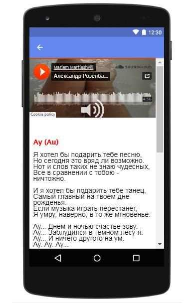 Aleksandr Rozenbaum Music Lyric || Ay screenshot 2