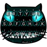 Devil Cat Smile Keyboard Theme