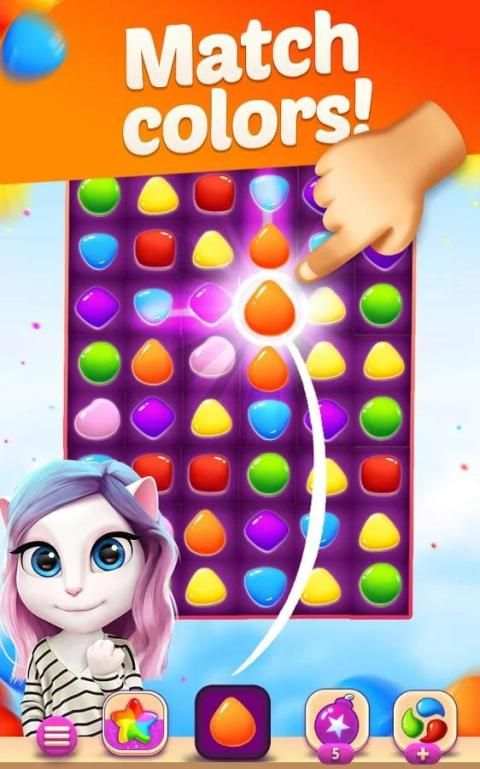 Talking Angela Color Splash screenshot 5