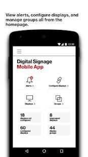 Verizon Digital Signage Mobile App स्क्रीनशॉट 1