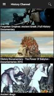 History Channel : History Documentaries स्क्रीनशॉट 2