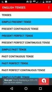LEARN ENGLISH TENSES скриншот 4