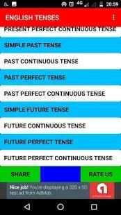LEARN ENGLISH TENSES скриншот 3