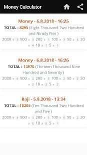 Cash Calculator App 2018 Tally Rupee Money Counter screenshot 1