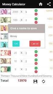 Cash Calculator App 2018 Tally Rupee Money Counter screenshot 2