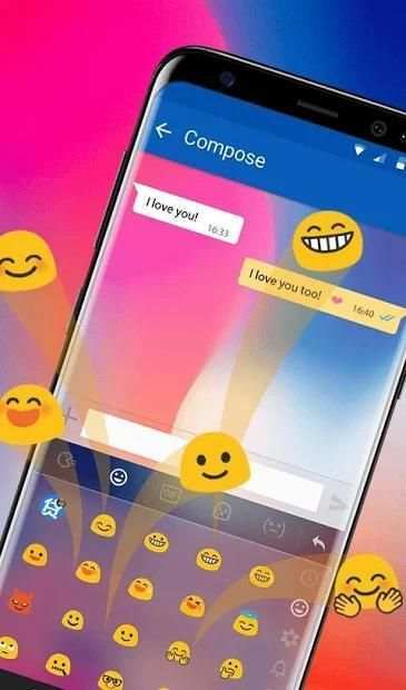 Keyboard Theme For Color Phone Style screenshot 2