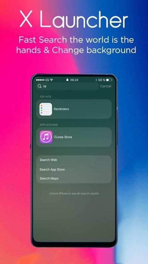 Launcher for IOS 11: Stylish Theme for Phone X screenshot 1