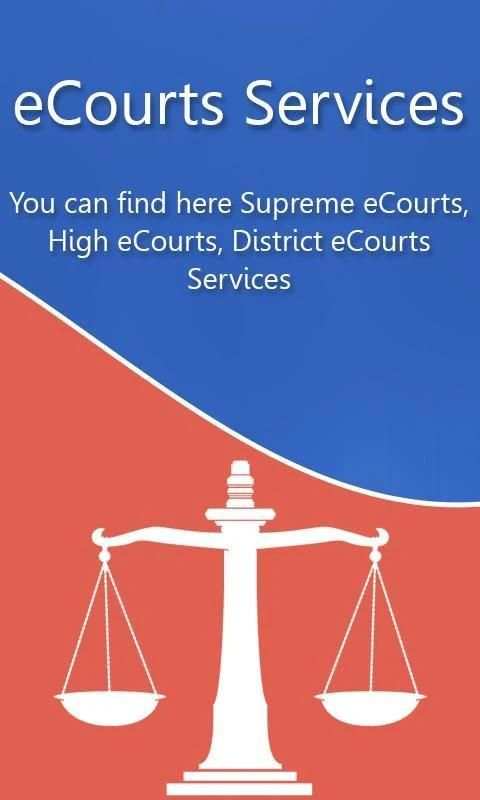 eCourts Services India : All India e Courts स्क्रीनशॉट 1
