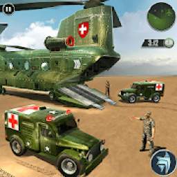 US Army Transporter Rescue Ambulance Driving Games