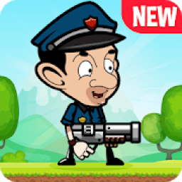 ikon Shooter Mr Bean Run - Policeman Adventure