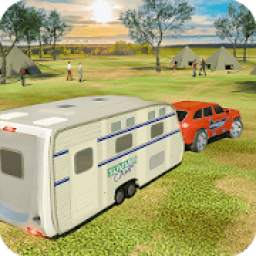 Camper Van Truck Simulator: Cruiser Car Trailer 3D