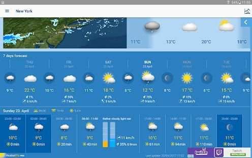 WeatherPro Free screenshot 1
