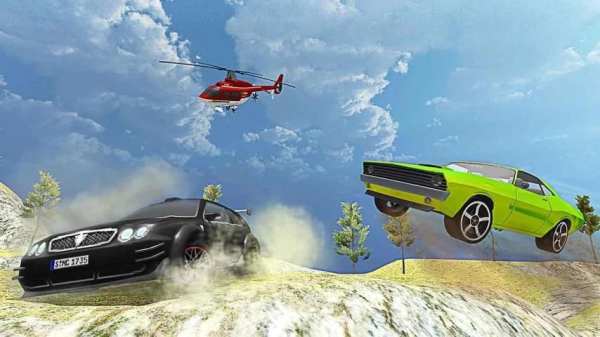 Offroad रेसिंग कानून - सुपर हीरो मेगा रैंप कूद स्क्रीनशॉट 12